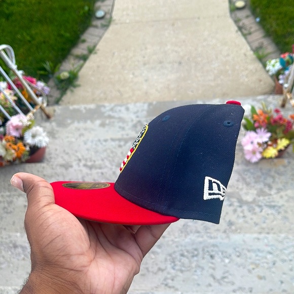 Milwaukee Brewers New Era MLB July 4th Workout Low Profile 59FIFTY Fitted Hat - Picture 4 of 5